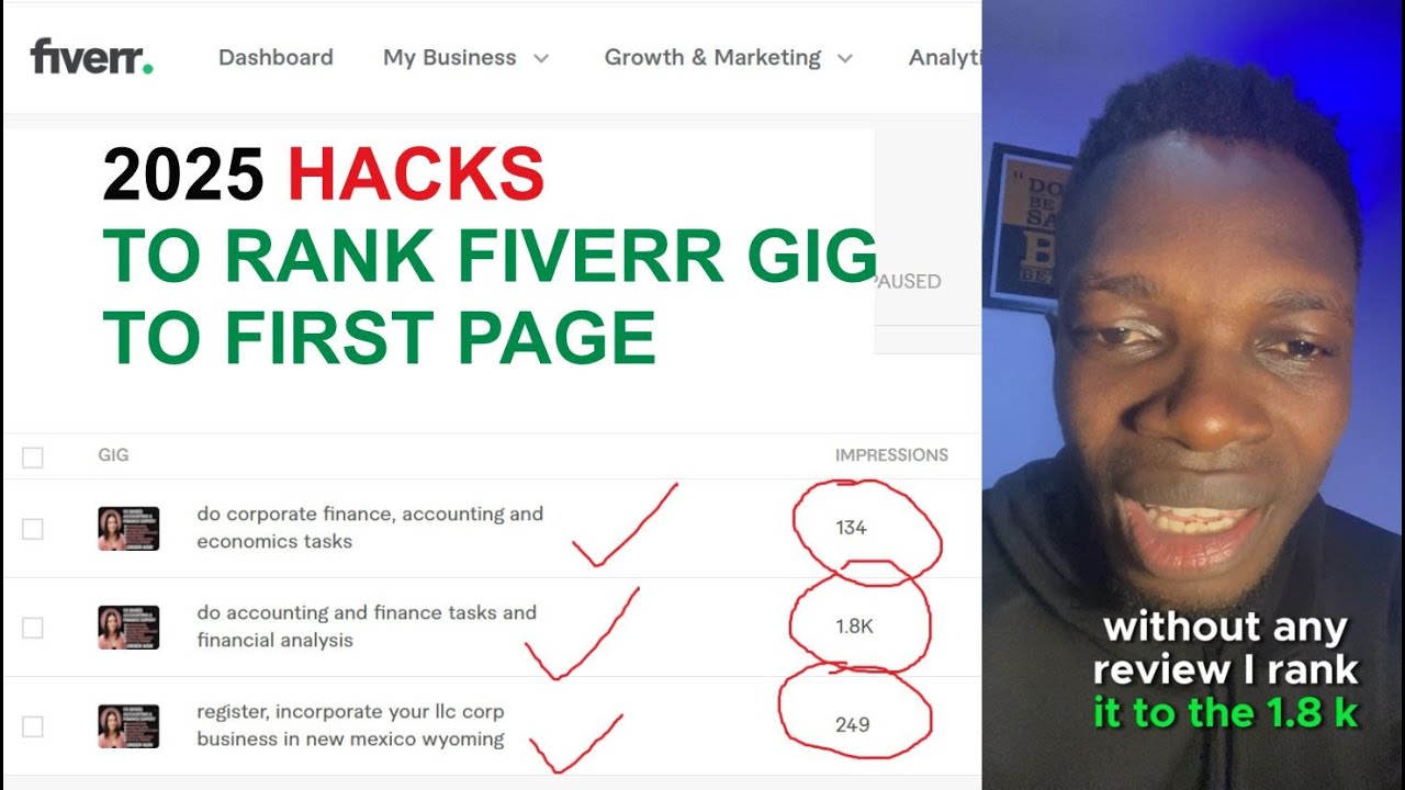 Fiverr Gig Ranking Hack: Get your GIG to first Page with massive Clicks (Step-by-Step Guide!)