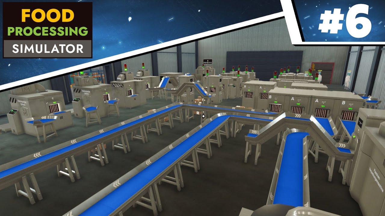 Food Processing Simulator 🥬 #6 - DIE FABRIK WÄCHST! 🏗️ XXL Produktionsketten-Umbau!