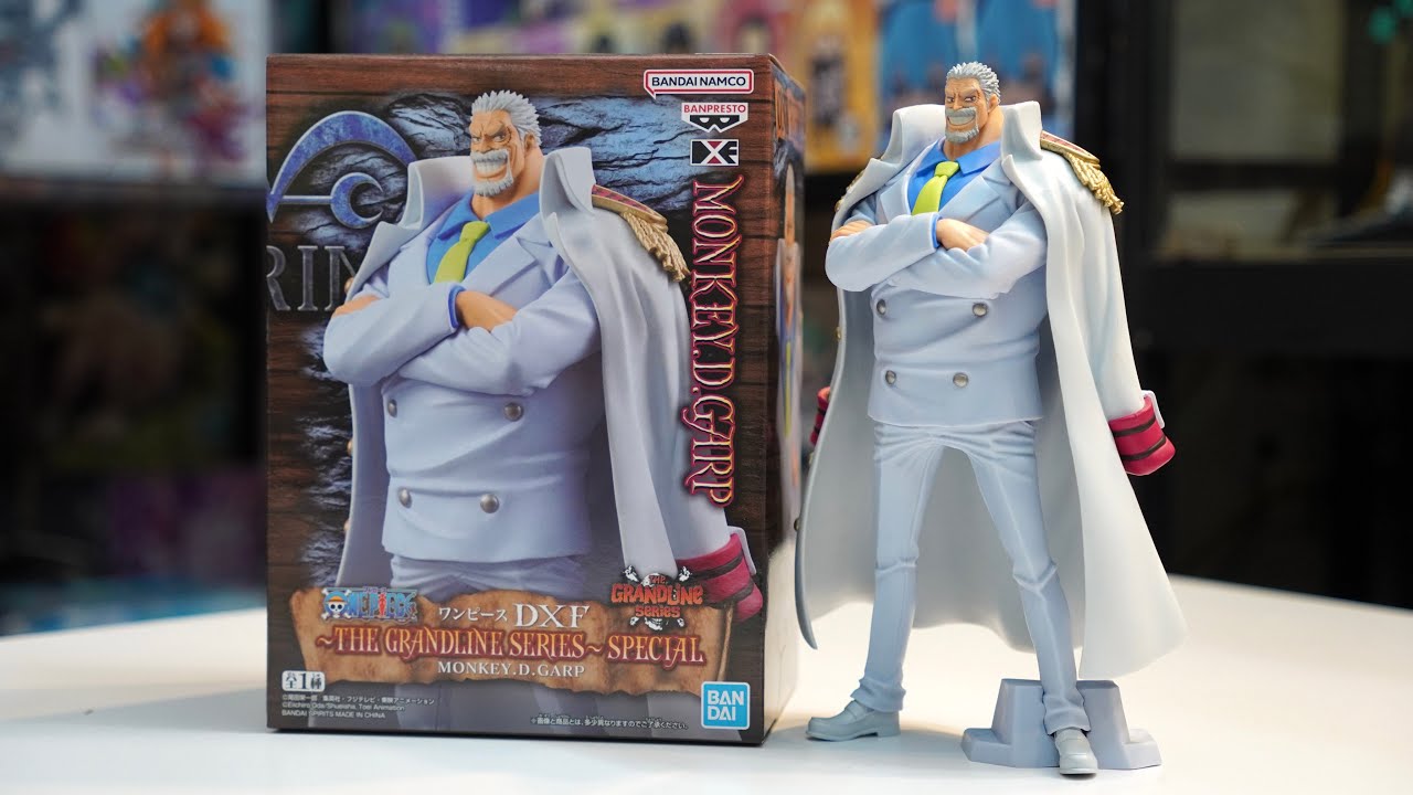 Unboxing - Monkey D. Garp - DXF Figure - The Grandline Series - Special - One Piece (Bandai Spirits)