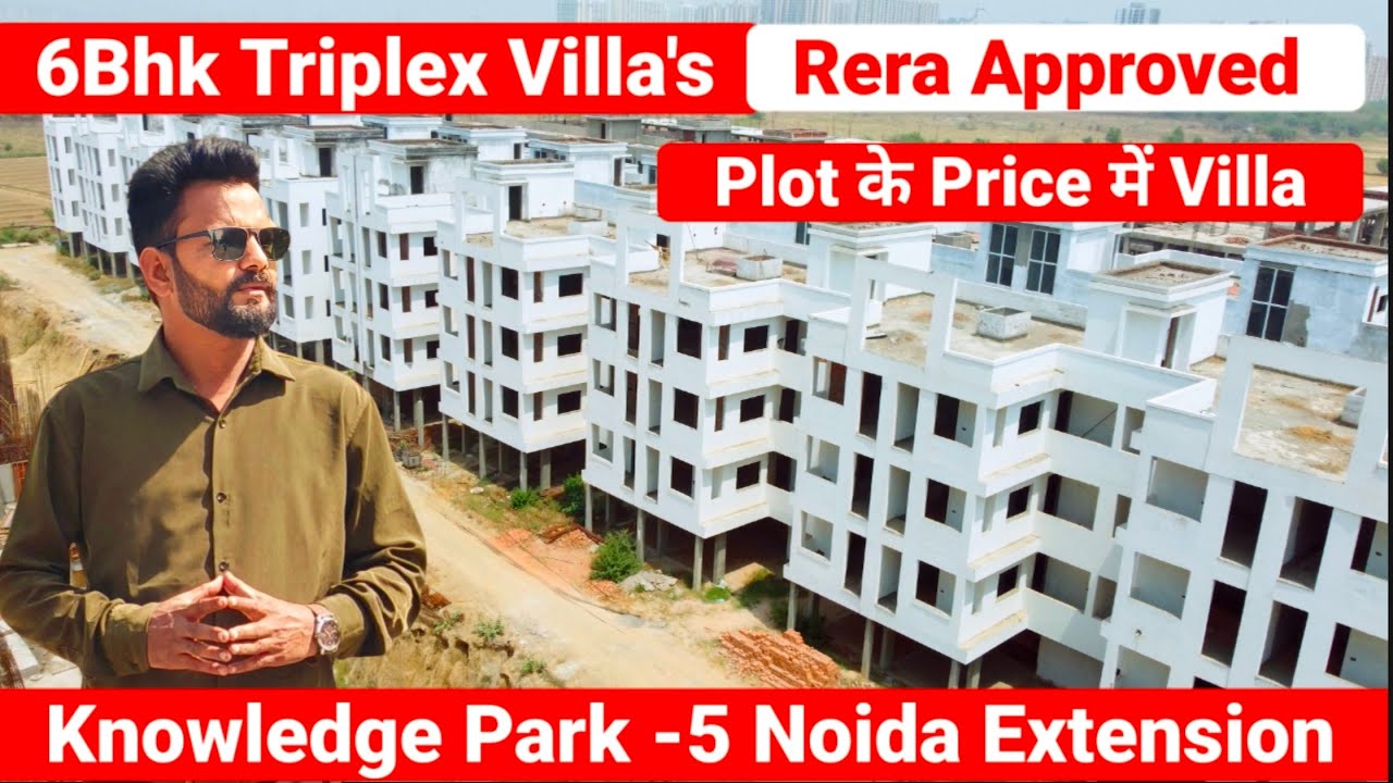 Rera Approved Villa's In Noida Extension | 6Bhk Triplex Villa | Winsten Park 