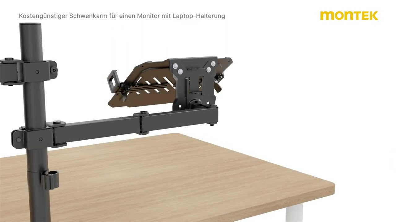 monTEK Montageanleitung für Monitorarme——MA1006PLPBK-D