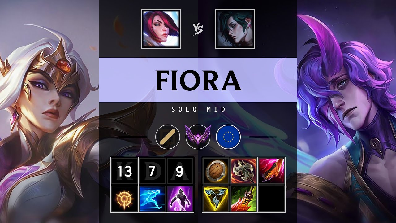 Fiora Mid vs Hwei - EUW Master Patch 25.18