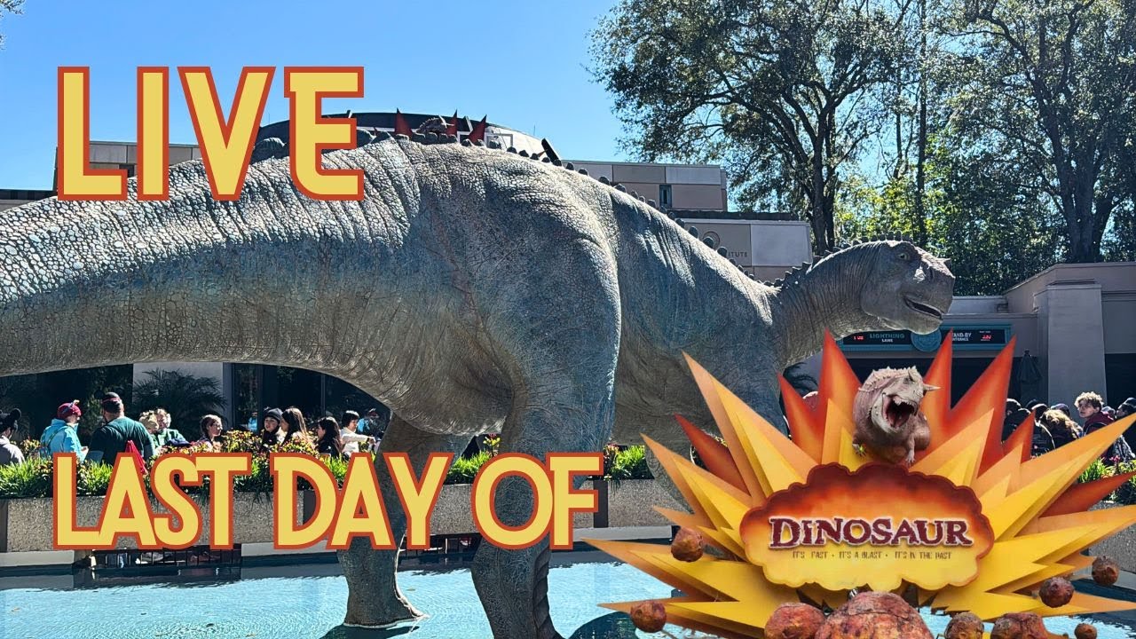 Live from Disney's Animal Kingdom for the Last Day of Dinosaur! (Replay)