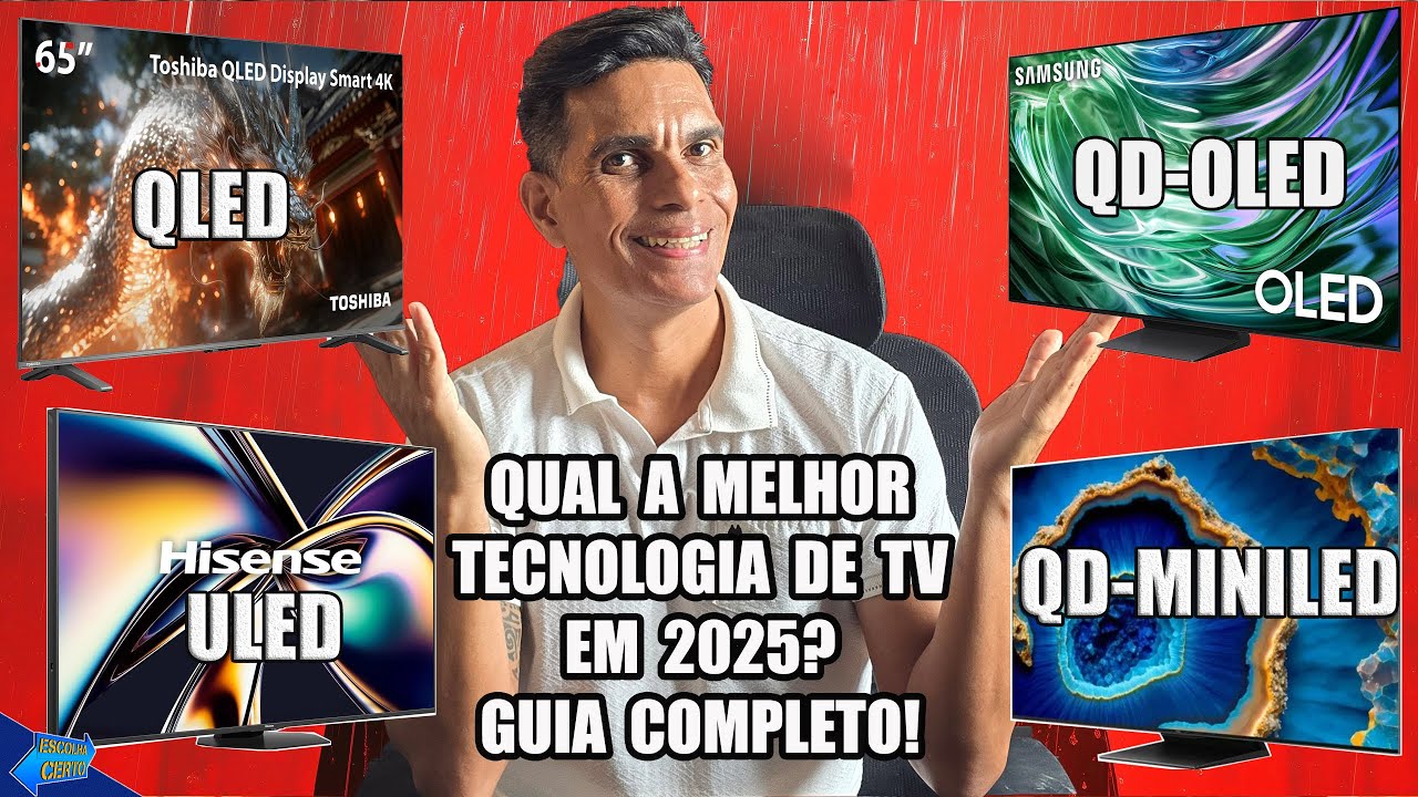 Qual a Melhor Tecnologia de TV em 2025? Guia Completo e testes práticos!