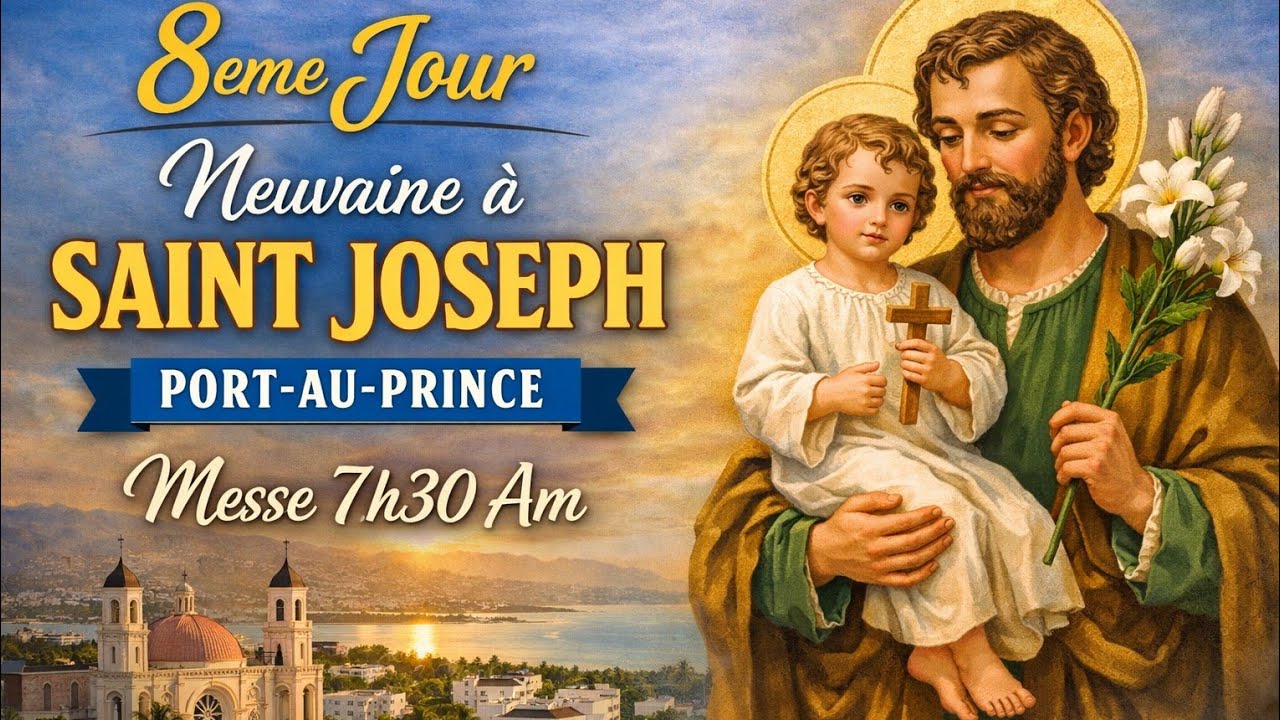 8e Jour de la Neuvaine à Saint Joseph, 17 Mars 2026,Paroisse St Joseph (P-Au-P)