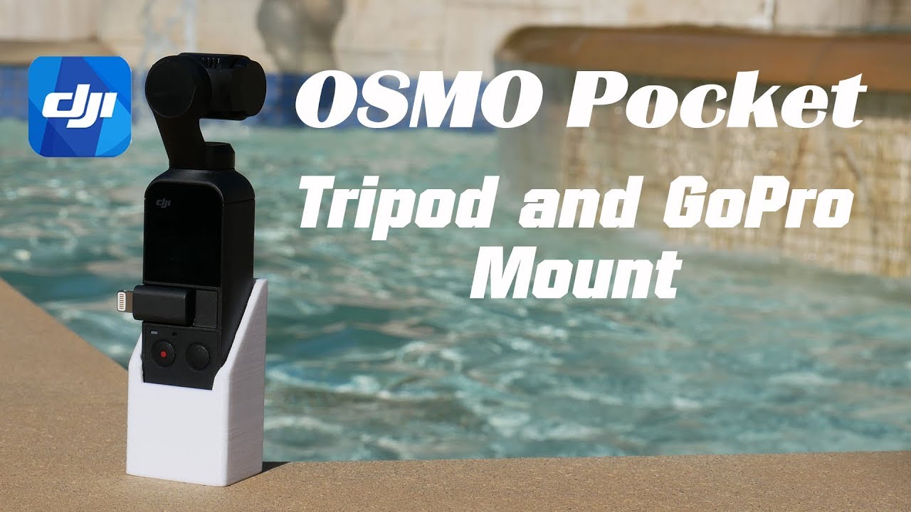 NEW DJI Osmo Pocket Accessory - Tripod and GoPro Holder/Mount - Osmo Pocket Accessories