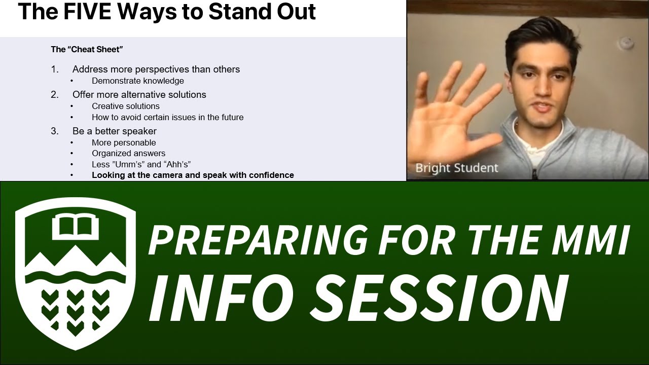 University of Alberta MMI [1 Hour Webinar] - Interview Preparation
