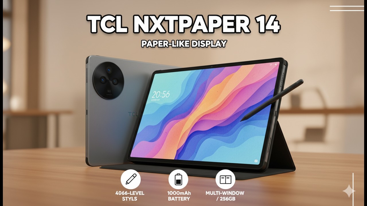 TCL NXTPAPER 14 Review &ndash; Paper-Like Tablet for Notes & Drawing!