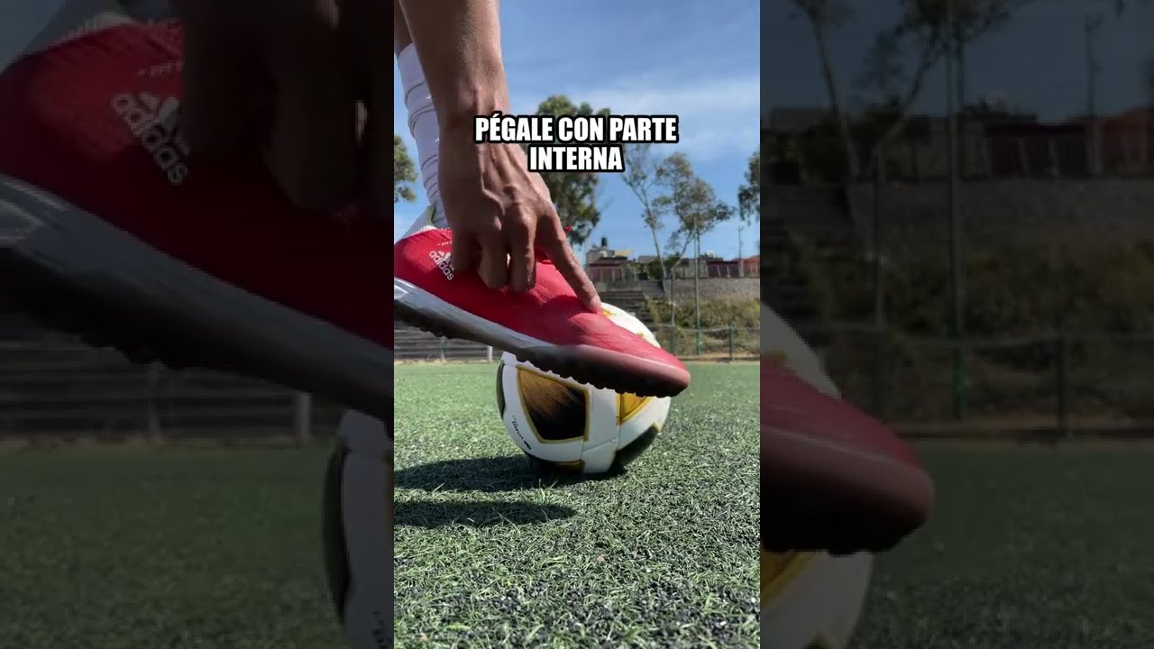 APRENDE A TIRAR CON EFECTO ⚽️🔝