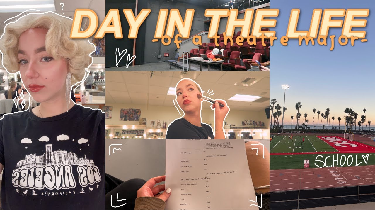 DAY IN THE LIFE of a theatre major in SANTA BARBARA!  *freshman in college*  🎀 ♡