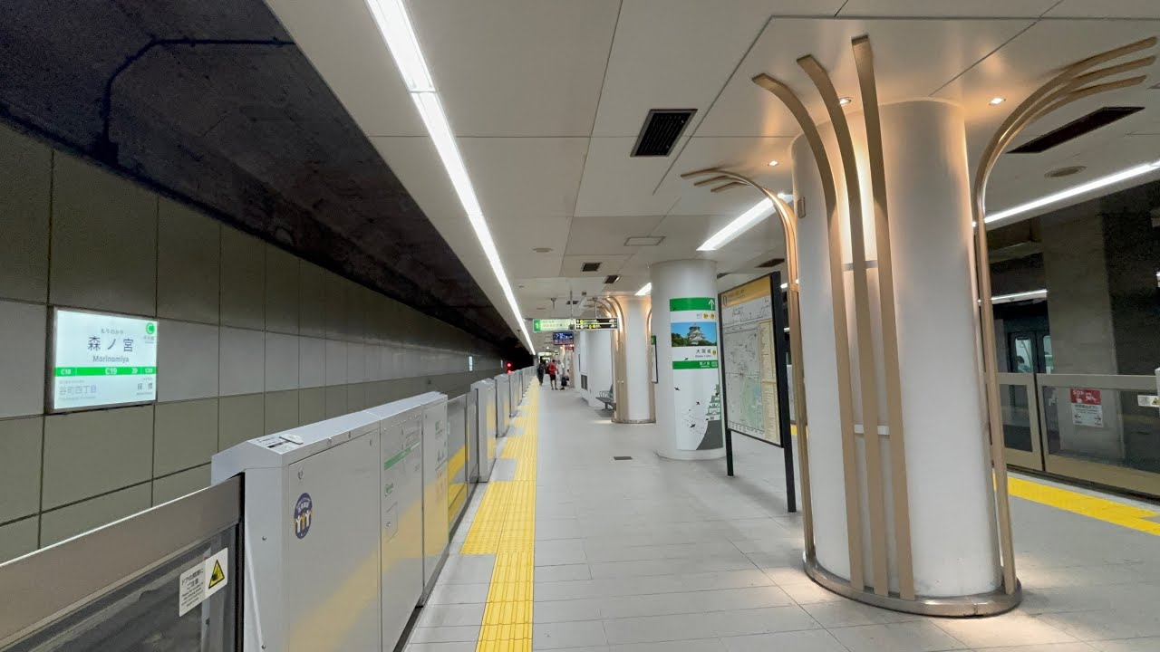 中央線森ノ宮駅で駅リニューアル工事が完了！万博ダイヤの様子も観察！