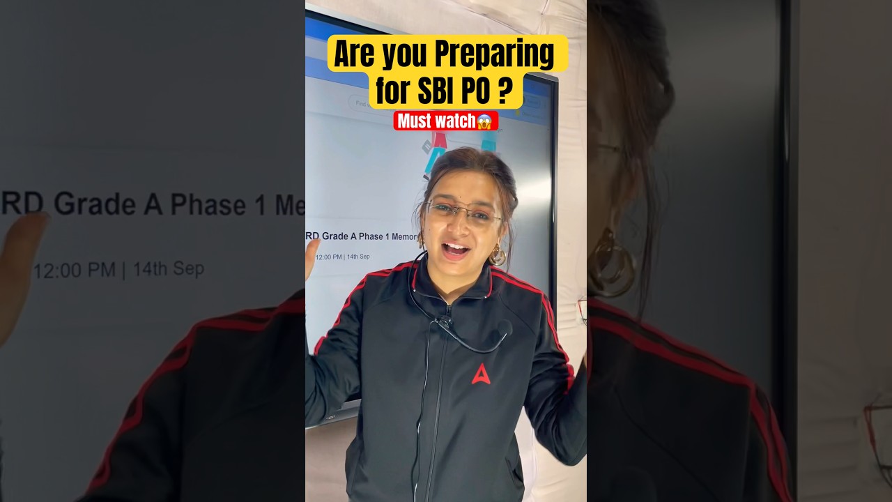 Are you Preparing for SBI PO ? MUST WATCH🛑😱 #adda247 #sbipo