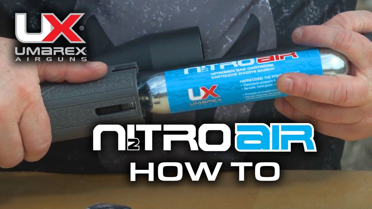 How To Degas and Install NitroAir Nitrogen Cartridge in Umarex Komplete Airgun