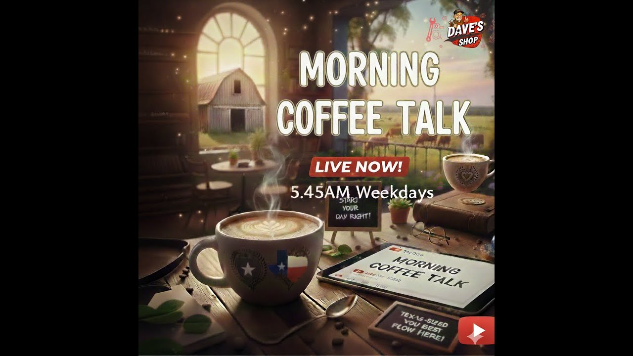 MORNING COFFEE TALK LIVE WITH DAVE