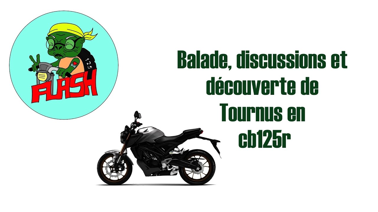 balade et discussions en cb125r | Tournus