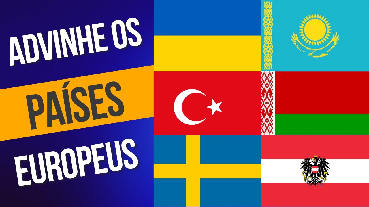 Adivinhe As Bandeiras dos Países Da Europa Em 5 Segundos | Adivinha Brasil