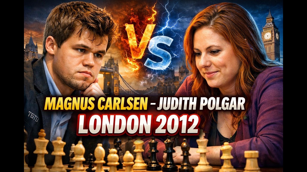 MAGNUS CARLSEN vs JUDITH POLGAR | Clash of Legends ♟️🔥 #chess #magnuscarlsen  #judithpolgar
