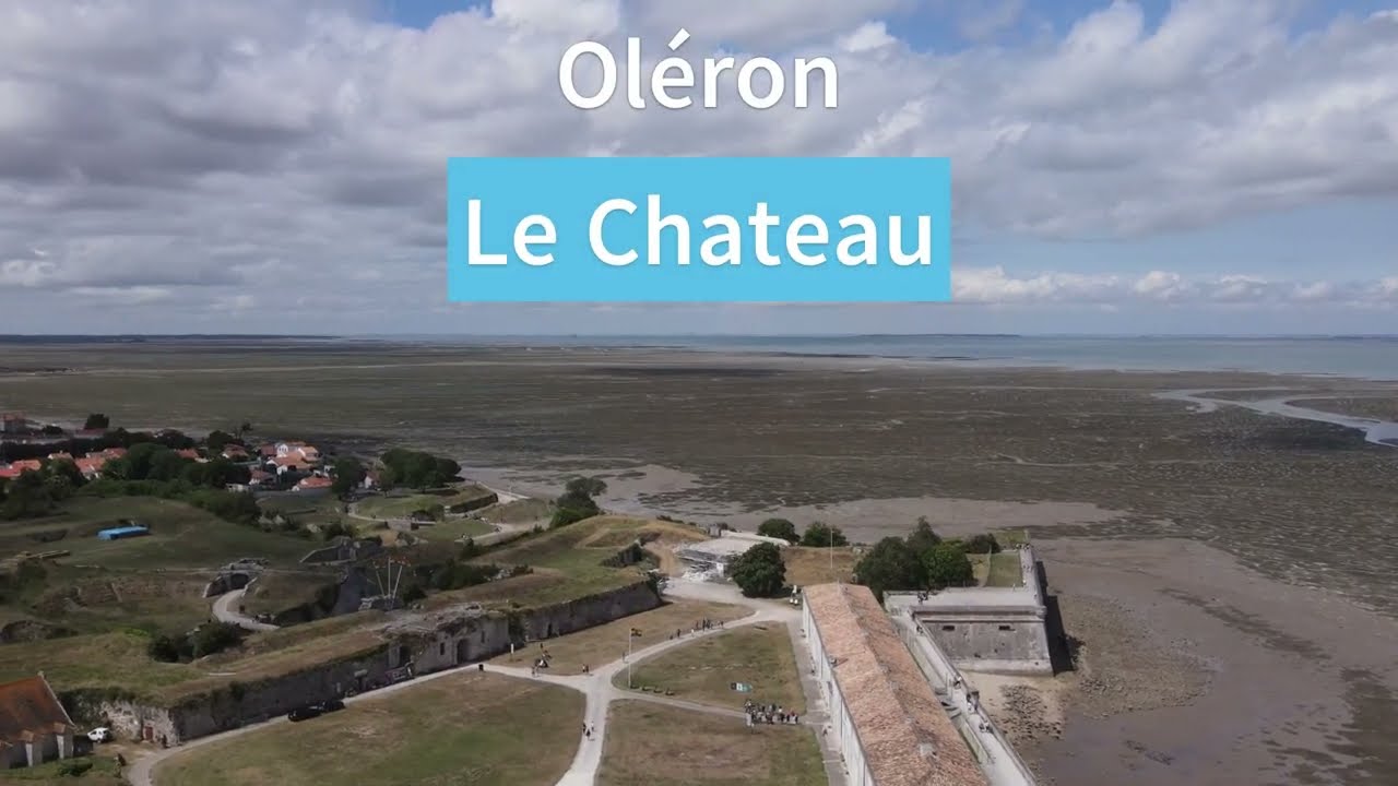 Vidéo Drone Château d'Oléron; Location de vacances pour 10 avec piscine à la Tremblade