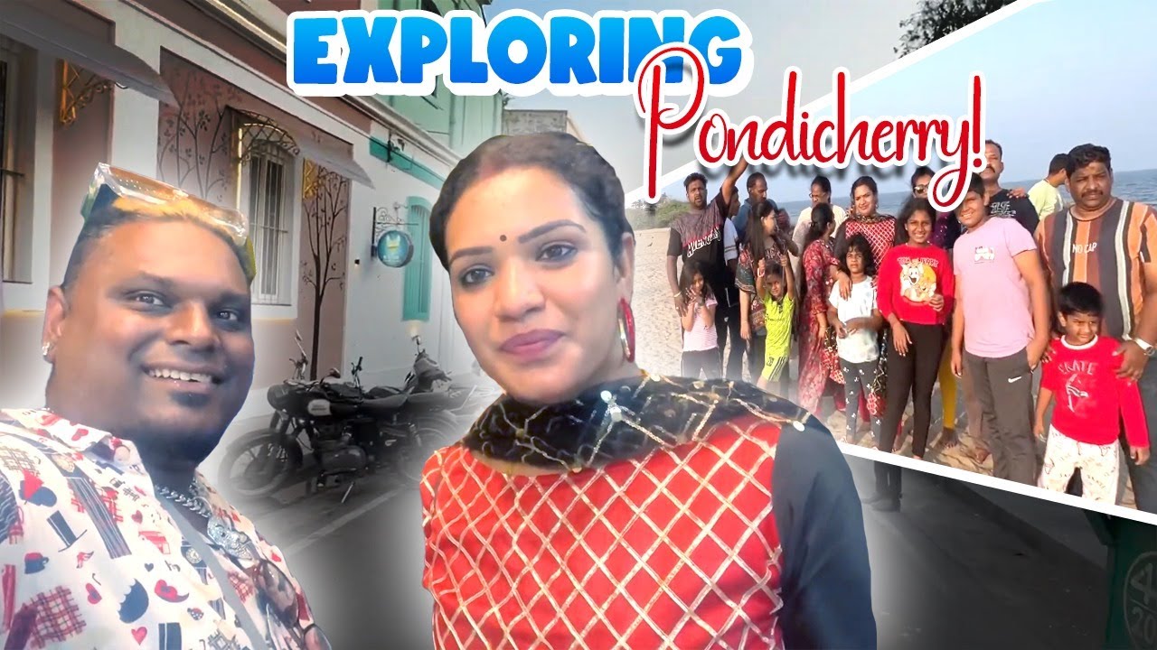 Exploring Pondicherry's French City Lanes and Beach! | @rajanaidu