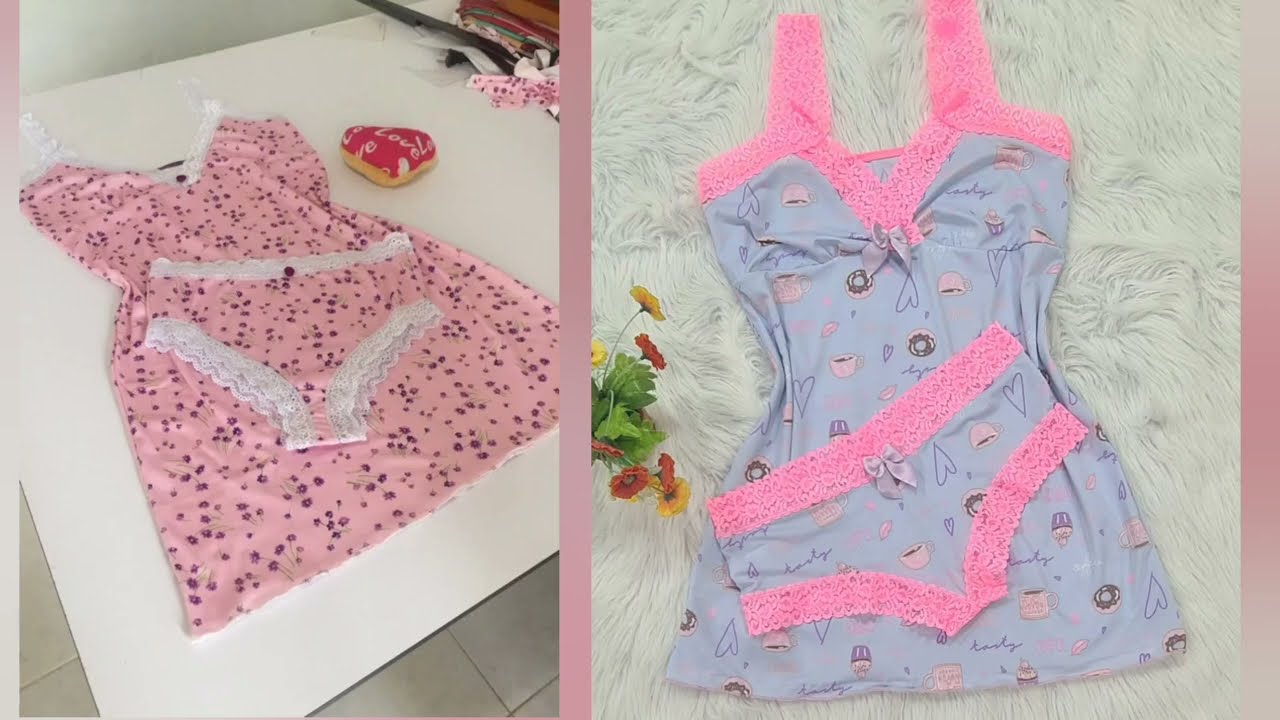 😍😍hermosa pijama, mañanita, #fácil #sin patrones #paso a paso