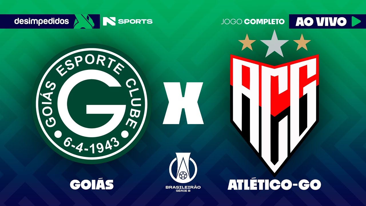 🔴 GOIÁS X ATLÉTICO-GO | AO VIVO E COM IMAGENS | BRASILEIRÃO SÉRIE B 2025