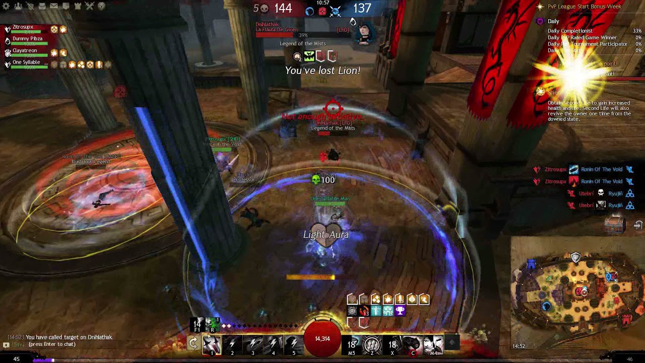 Gw2 Daredevil PvP Gameplay 2021 June