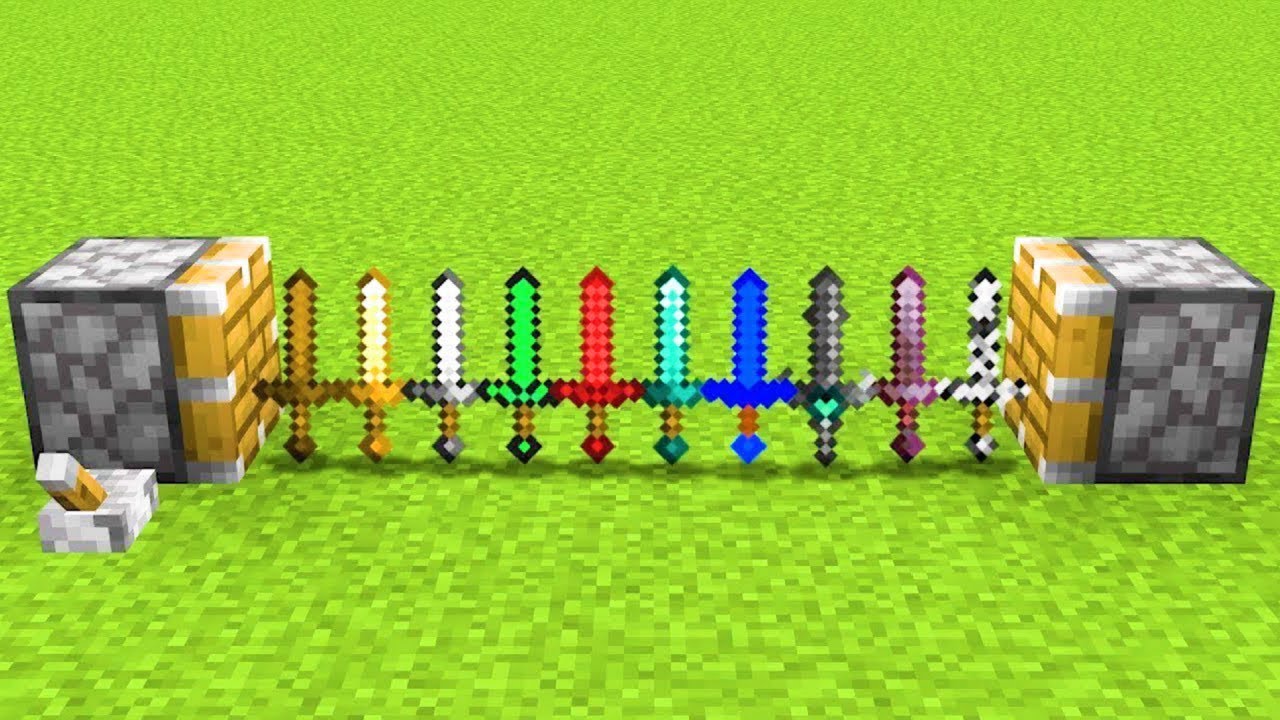 how to make secret sword - minecraft compilation