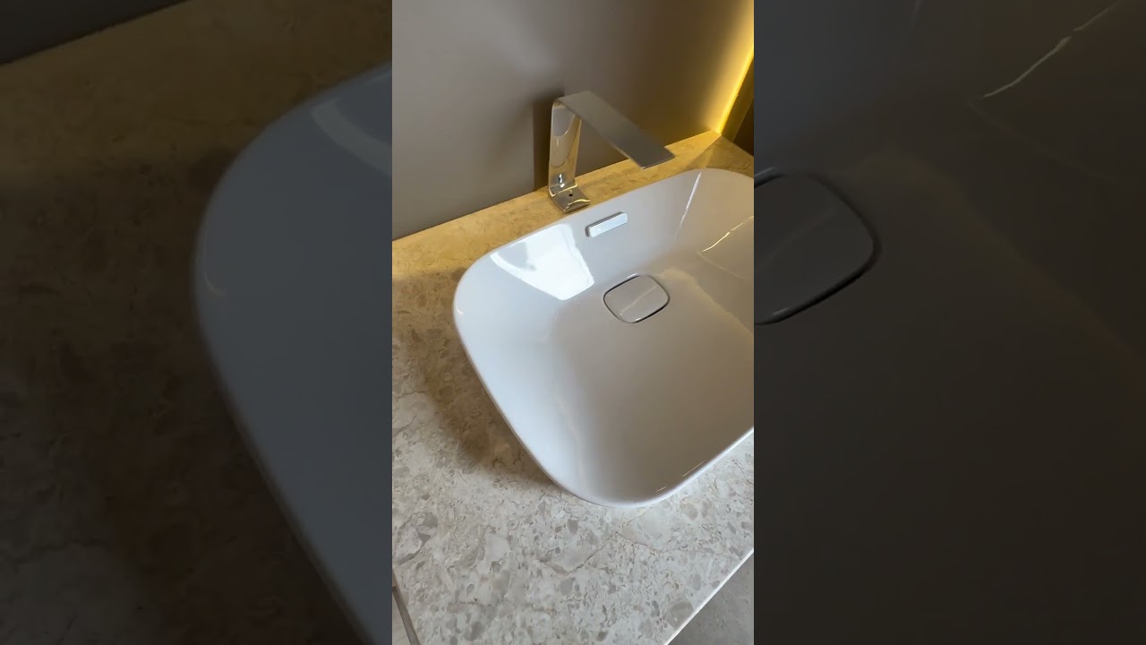 Washbasin, neorest by toto, counter top washbasin, modern washbasin, joy stick wahbasin