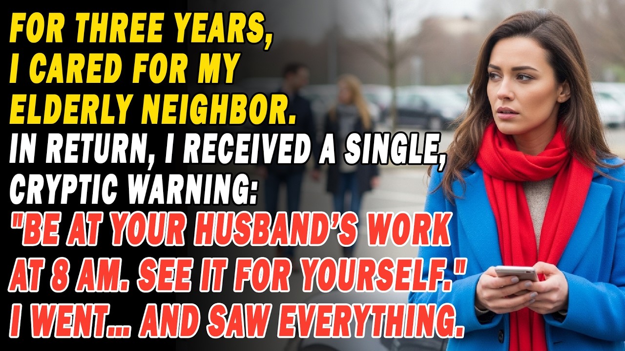👵 My Neighbor Repaid My Care With A Warning ⚠️. I Went And Discovered My Husband's Secret 💔.