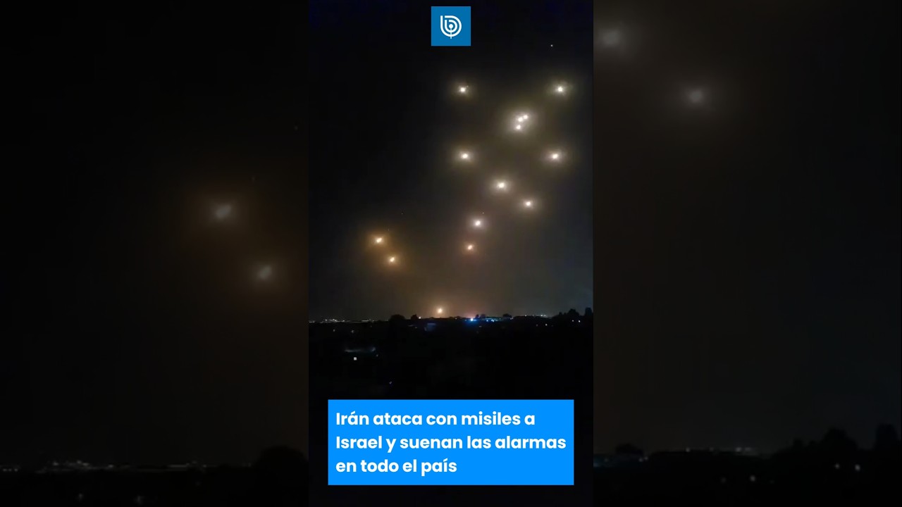 Ir&aacute;n ataca con misiles a Israel y suenan las alarmas en todo el pa&iacute;s