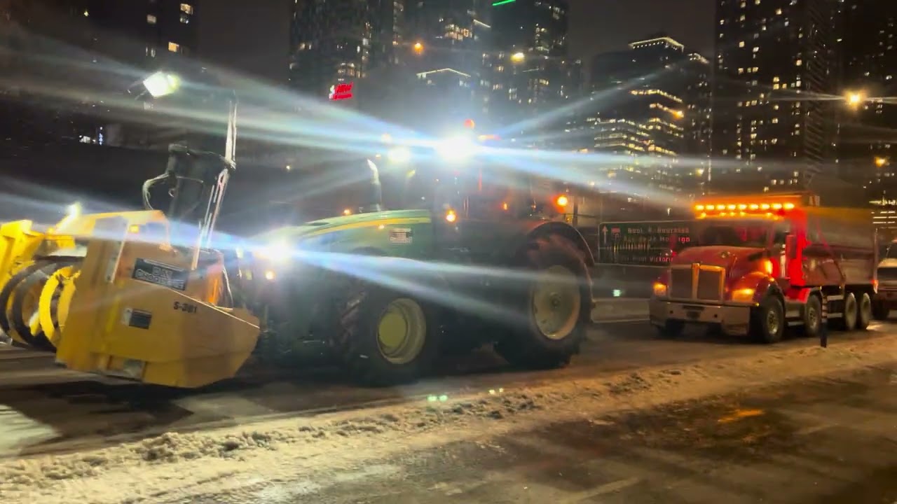 #montreal is considered #1 in Canada for snow removal operations #canada #snow #snowclearing 