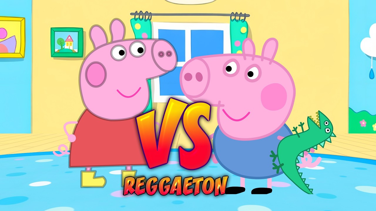 REGGAETON - Peppa Pig vs Bebe George - Epica BATALLAS DE REGGAETON