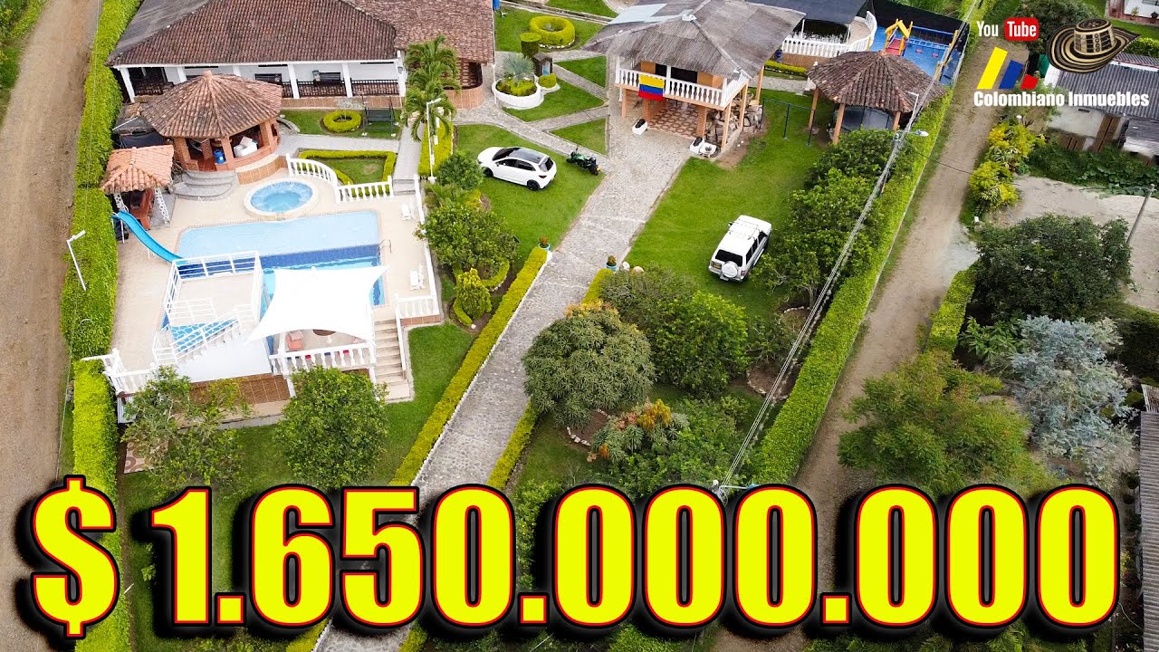 💎MARAVILLOSA FINCA con piscina, río y lago de pesca.🐟😍Un super precio de venta. 3117036596. Alexis.