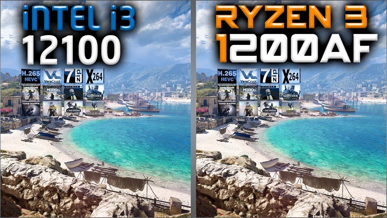Intel i3 12100 vs Ryzen 3 1200 AF Benchmarks &ndash; 15 Tests 🔥