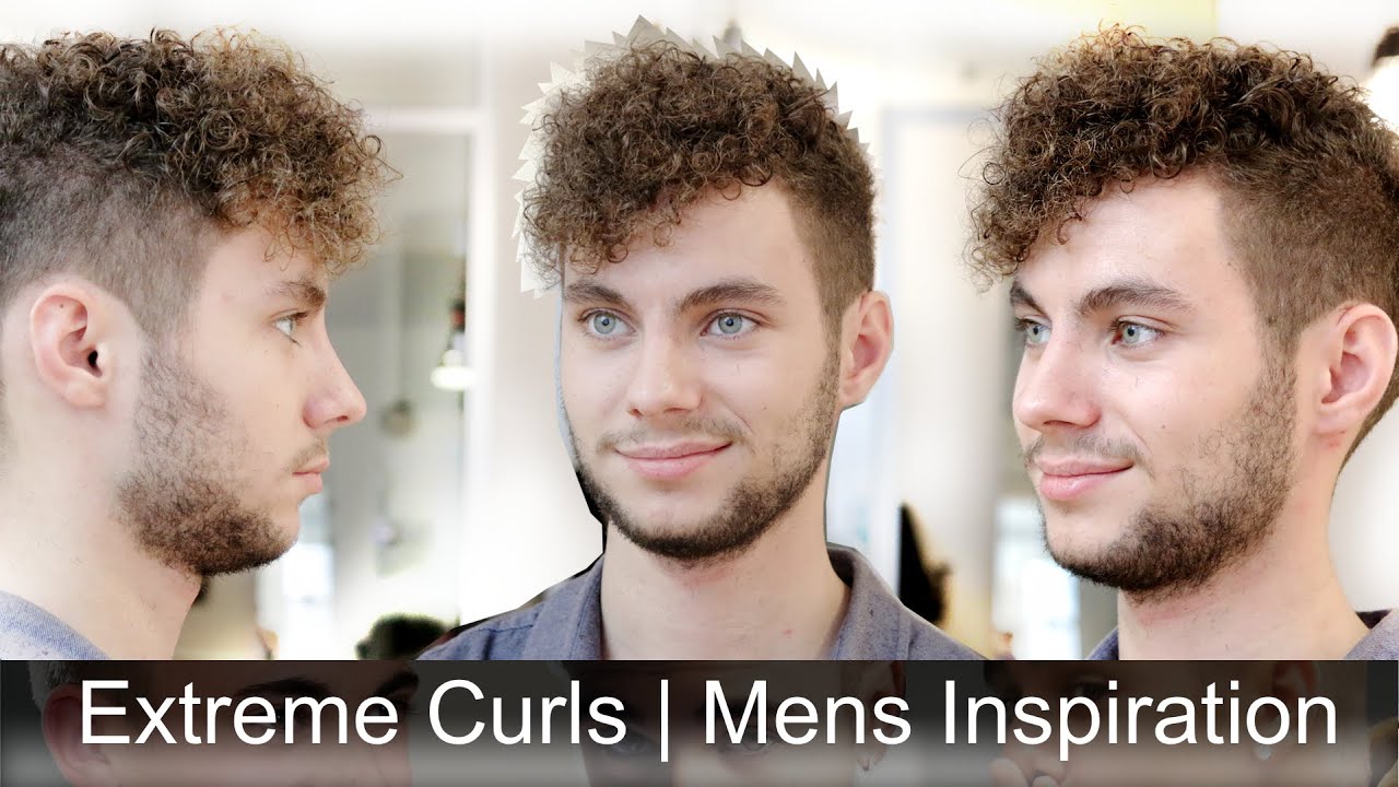 Extremely Curly Hair | Men's Haircut Inspiration | Tutorial by Slikhaar TV