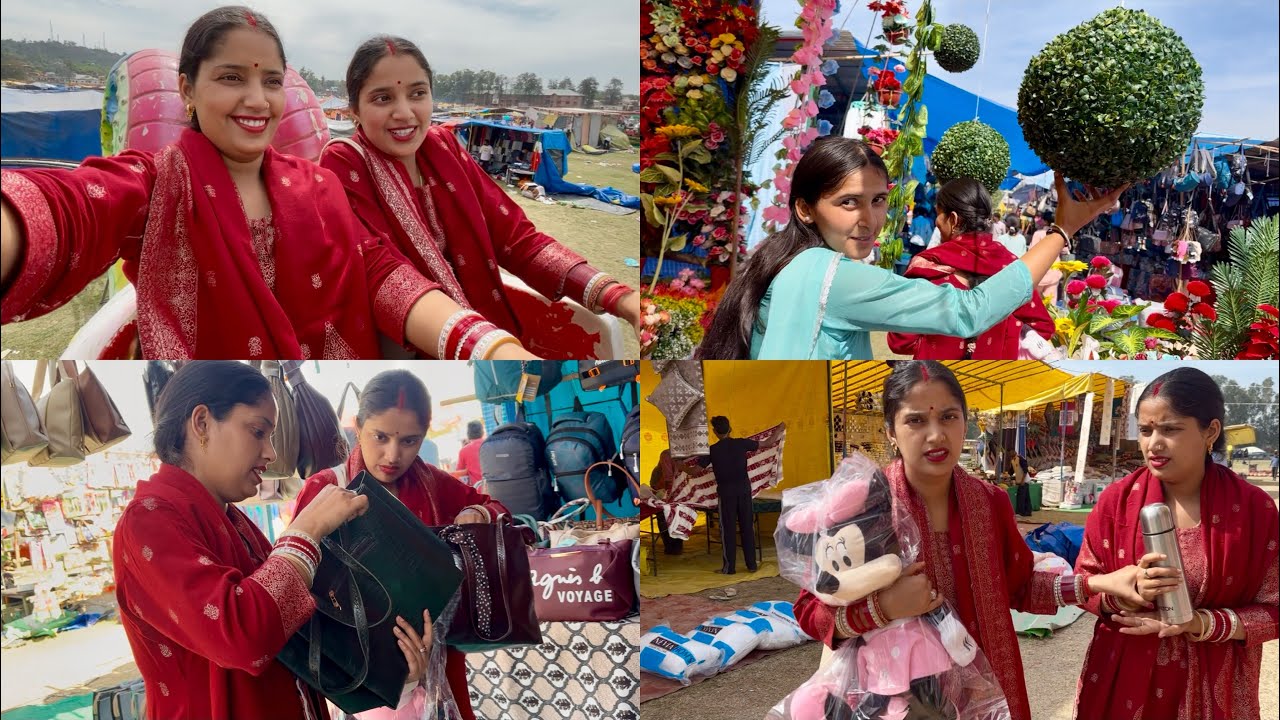 होली के मेले में बहनजी को मन मारना पड़ा 😔#twins #himachal #village 