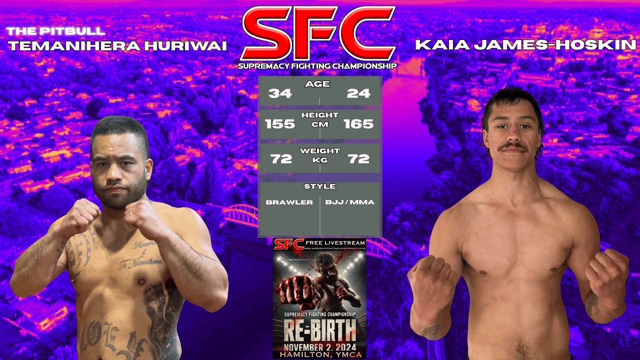 ⚡ Non-Stop Action! Temanihera Huriwai vs Kaia James-Hoskin | SFC Re-Birth | Opening Fight