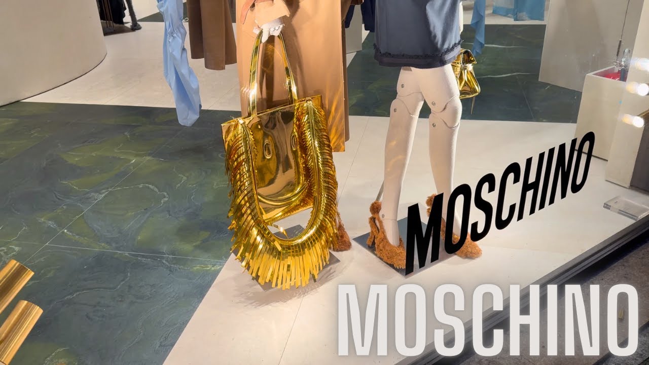 Luxury Milano Shopping 🇮🇹 | Window Display of Famous Fashion Brands | Bags, Shoes & Clothes