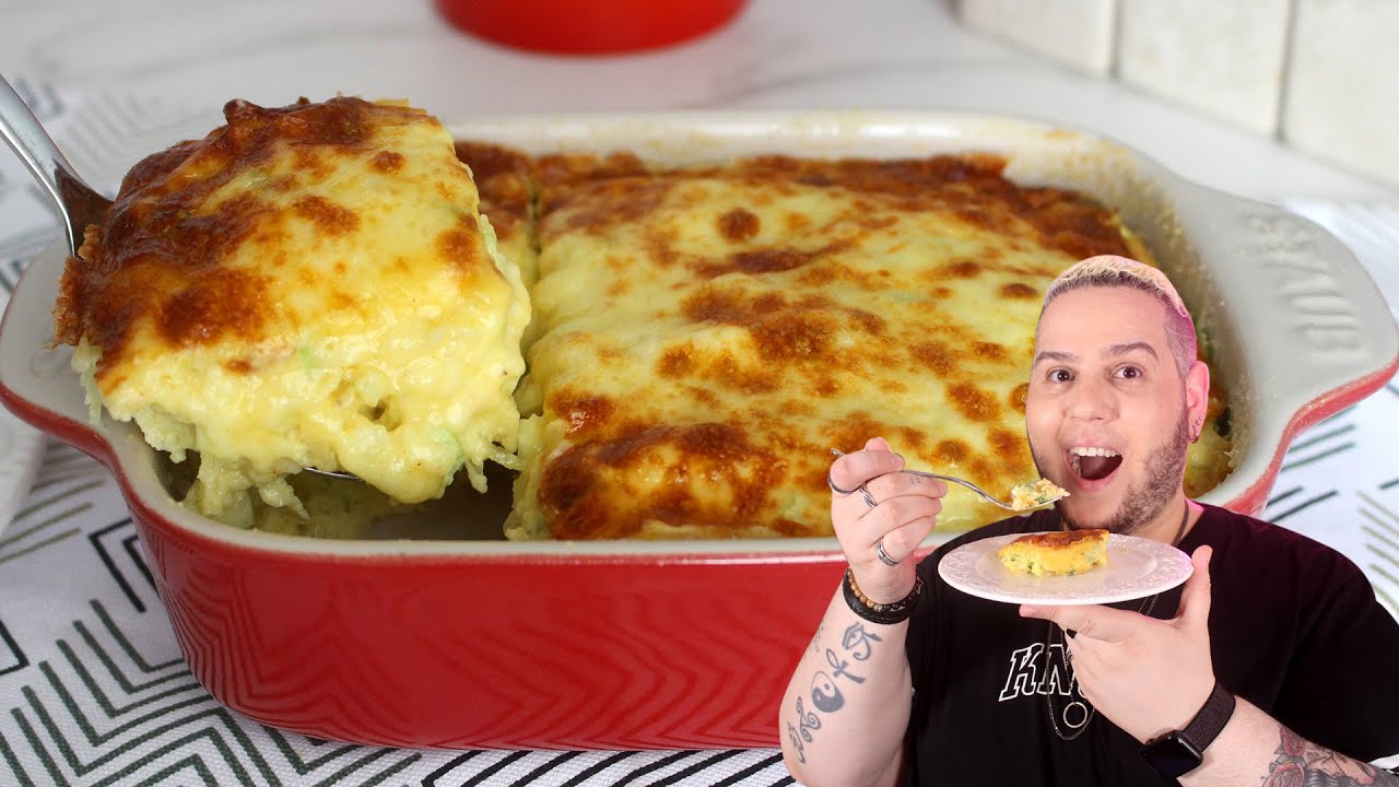 TORTA SUFLÊ DE ABOBRINHA - RECEITAS QUE AMO