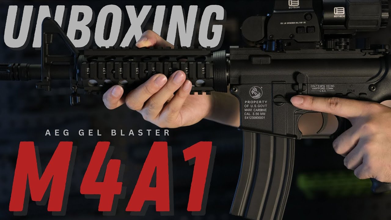 UNBOXING| E&C Colt M4A1 CQB gel blaster [E&C Value Line]