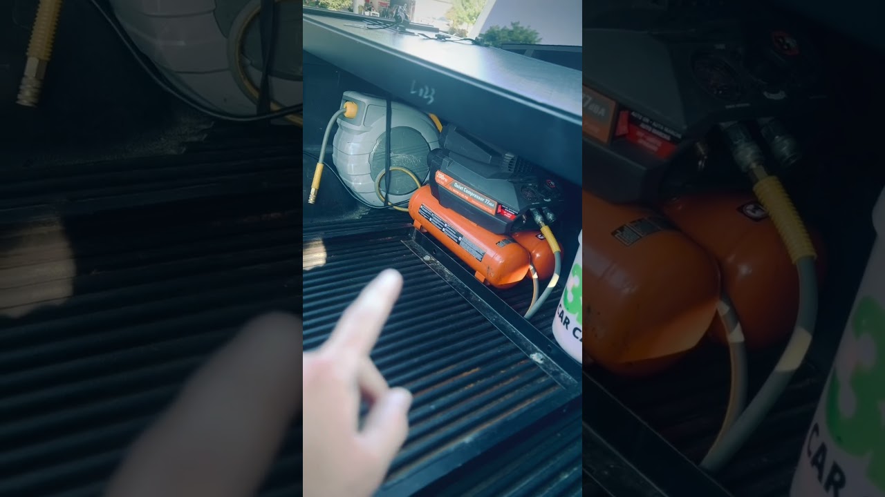 My mobile detail set up from my truck! 🤩 just have to make it more esthetic 