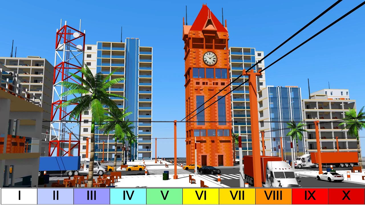 City Plaza: 11 Earthquake Levels! (REALISTIC!)