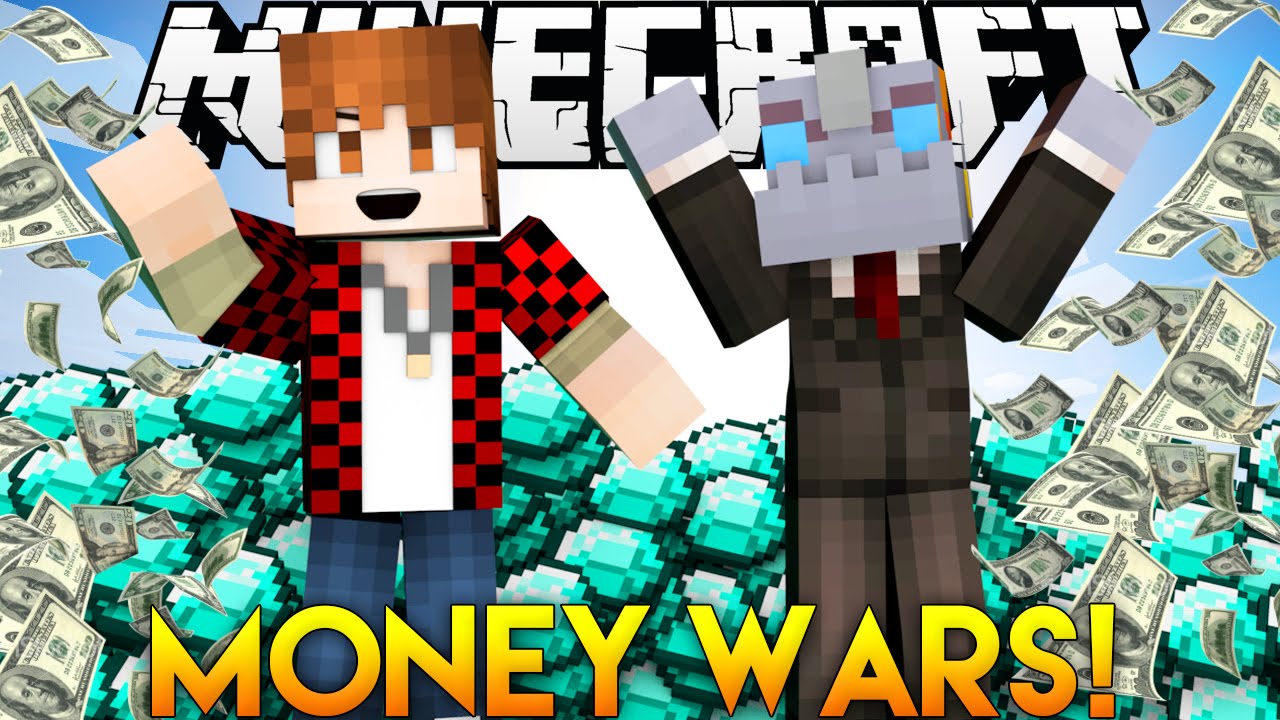 Minecraft: ULTIMATE MONEY WARS GAME #1 Epic Mini-Game