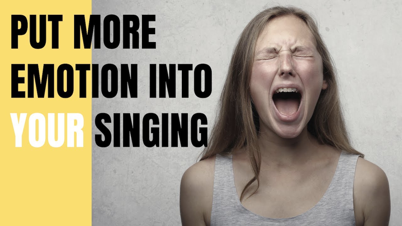 How to sing with more EMOTION in your voice!  (Quick Singing Lesson)