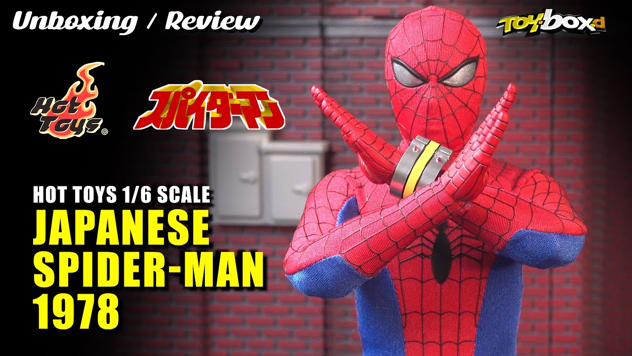 HOT TOYS SPIDER-MAN JAPANESE TMS164 (Supaidāman) 1/6 Scale Unboxing & Review
