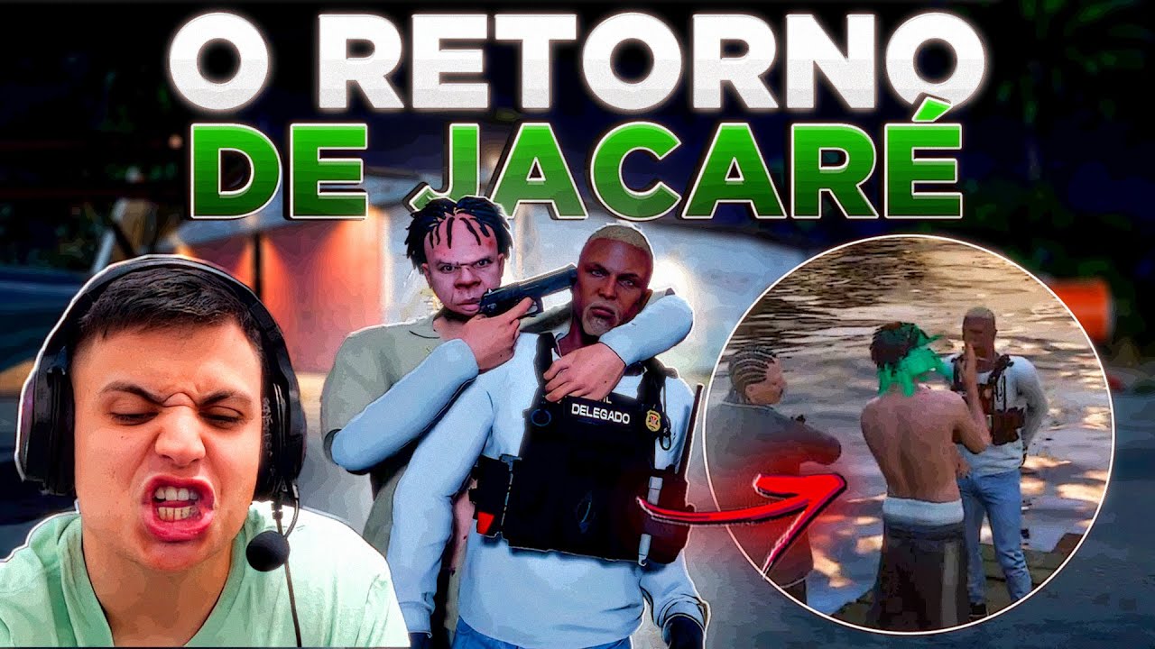 PAULINHO ENCONTROU JACARÉ PEREIRA & O INESPERADO ACONTECEU! GTA RP (Modder Clips)