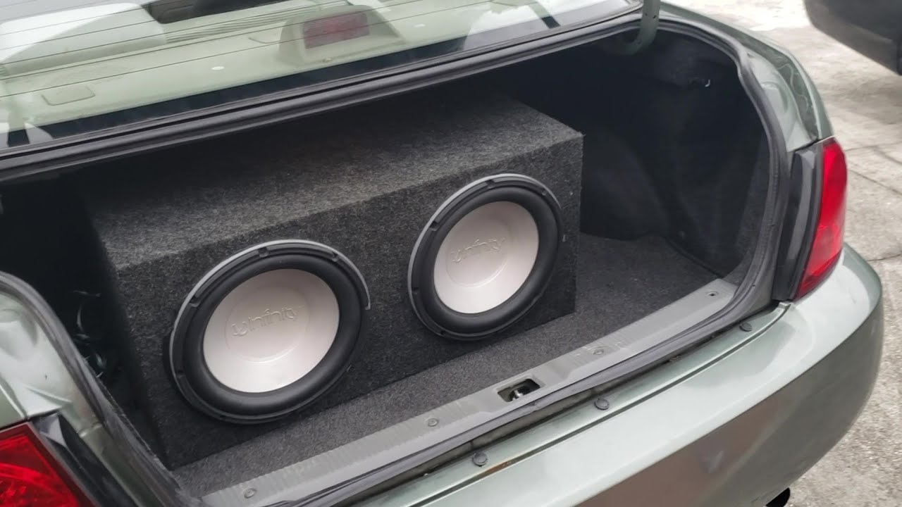 2005 NISSAN Sentra Car Project Part 1, Subwoofer system Install.