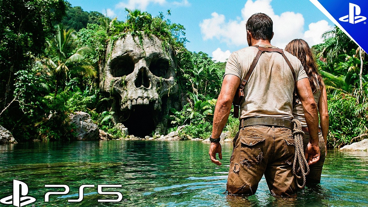 INVADIMOS O TERRITÓRIO DA MORTE, NÃO TEM MAIS VOLTA (PS5) Uncharted 4 • Gráficos Ultra Realistas