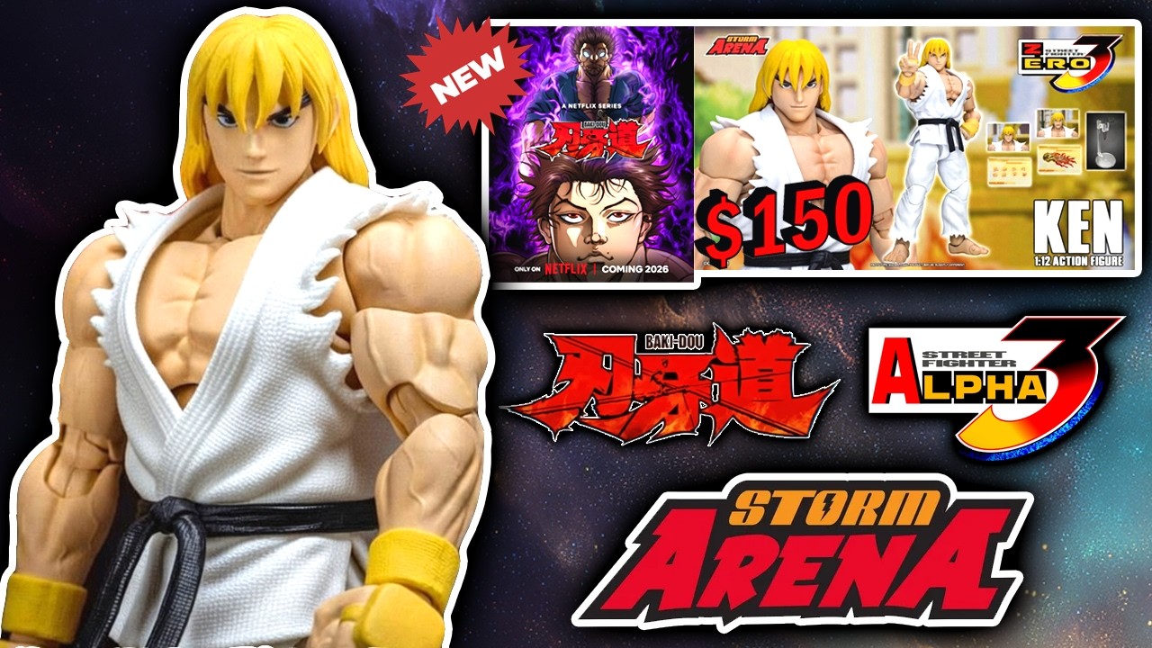 STORM ARENA STREET FIGHTER ALPHA 3 SHOCK DROPS P2 WHITE GUI KEN! НОВЫЕ ФИГУРКИ BAKI DOU УЖЕ В ПРО...