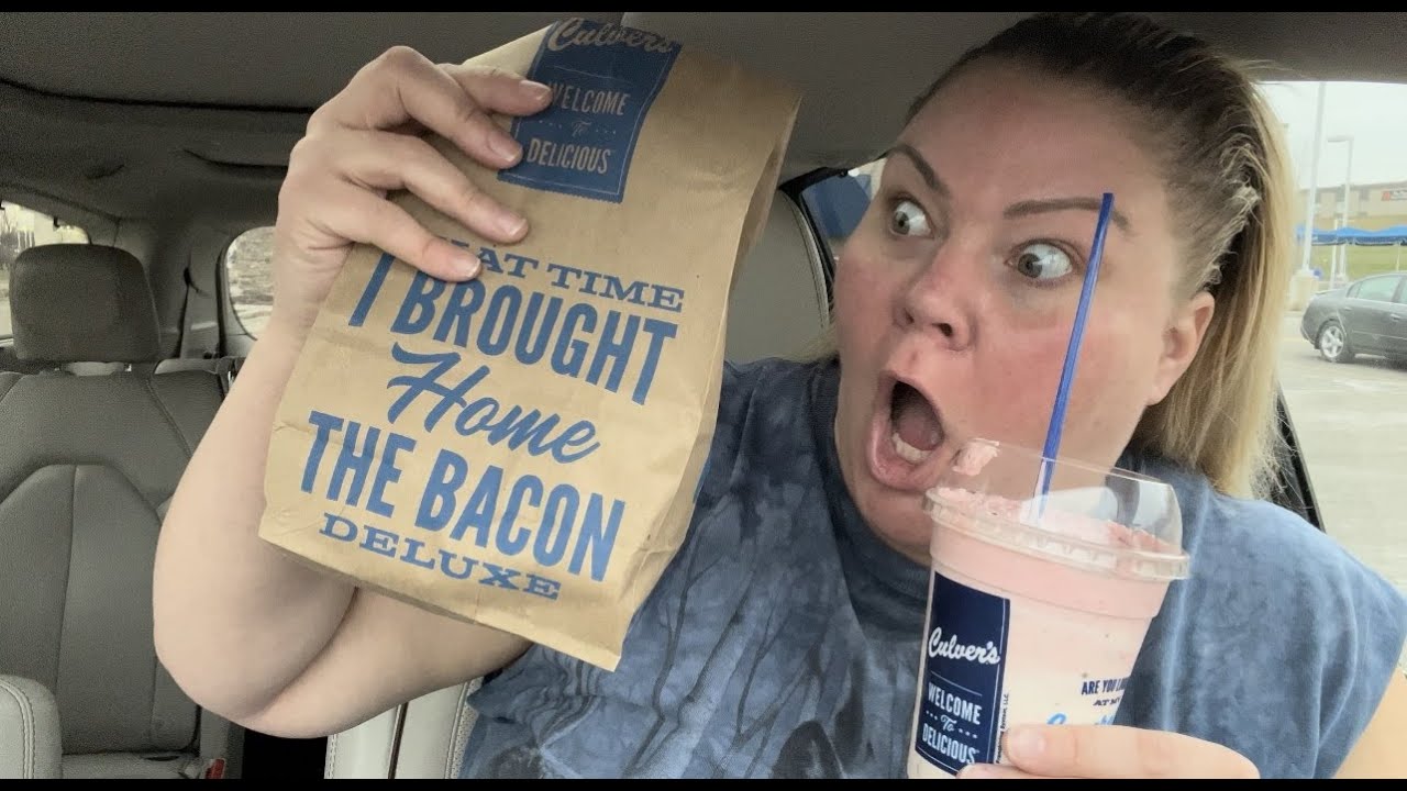 Trailer Trash Tammy Culvers Mukbang (not happy)